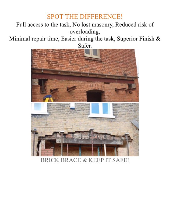 What Is Brick Brace? Brick Brace Brickwork Support Tools UK